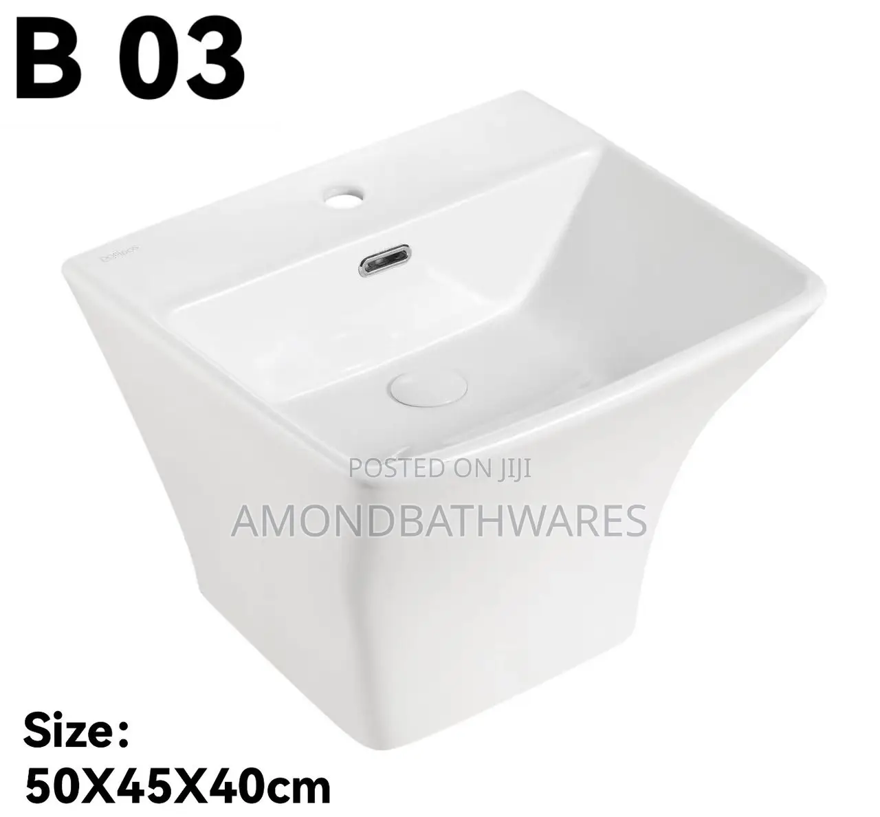 White Suspended Basin 0001