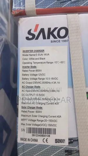 1kva 12v Hybrid Inverter