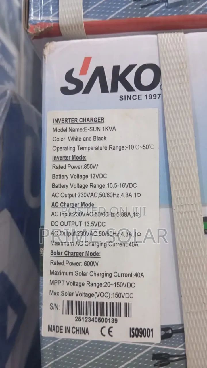 1kva 12v Hybrid Inverter