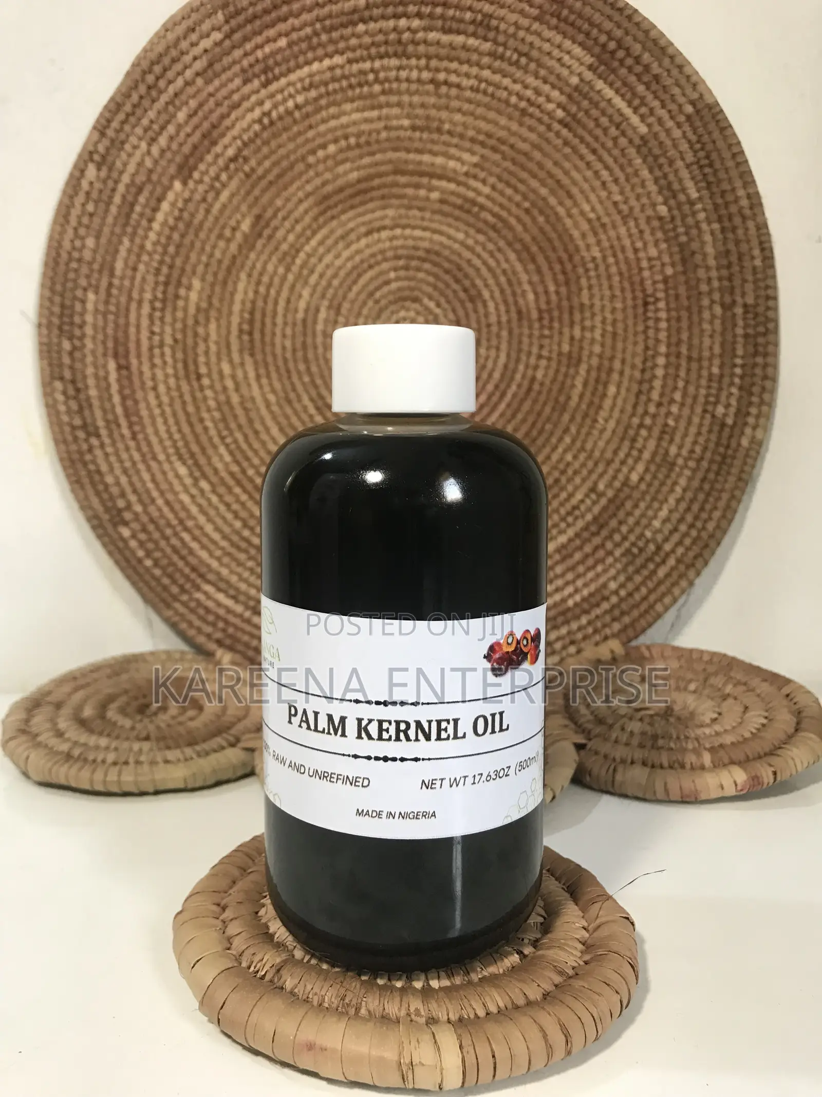 Black Palm Kernel Oil (500ml)