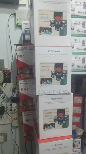 3in1 PTZ Auto/Manual Rotation Solar Camera With 6 Batteries,Mobile App