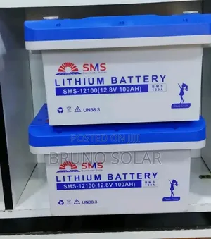SMS-12100(12.8v 100ah) Solar Lithium Battery