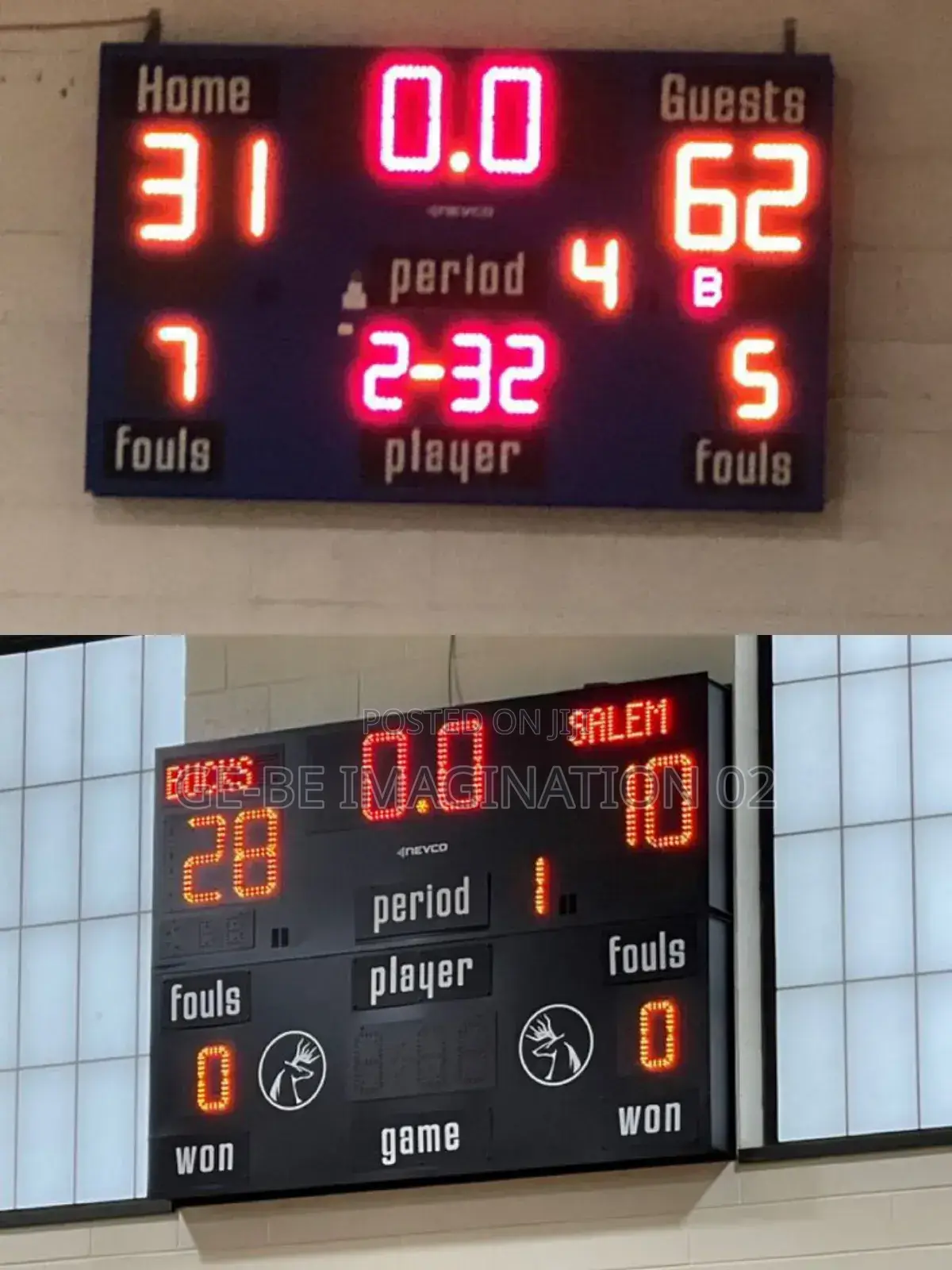 Electronic Digital Score Board