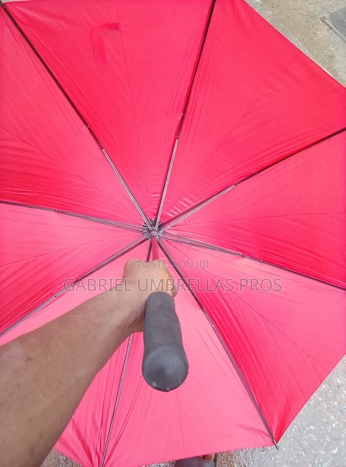 Red Foam Handle Umbrella