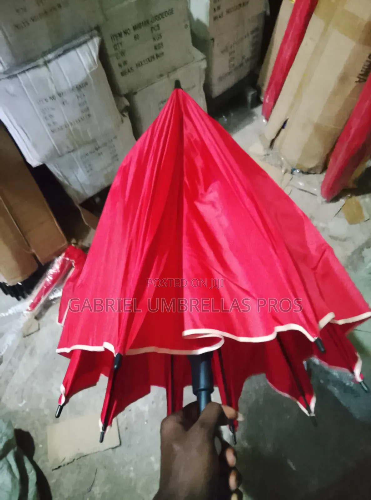 Red Foam Handle Umbrella