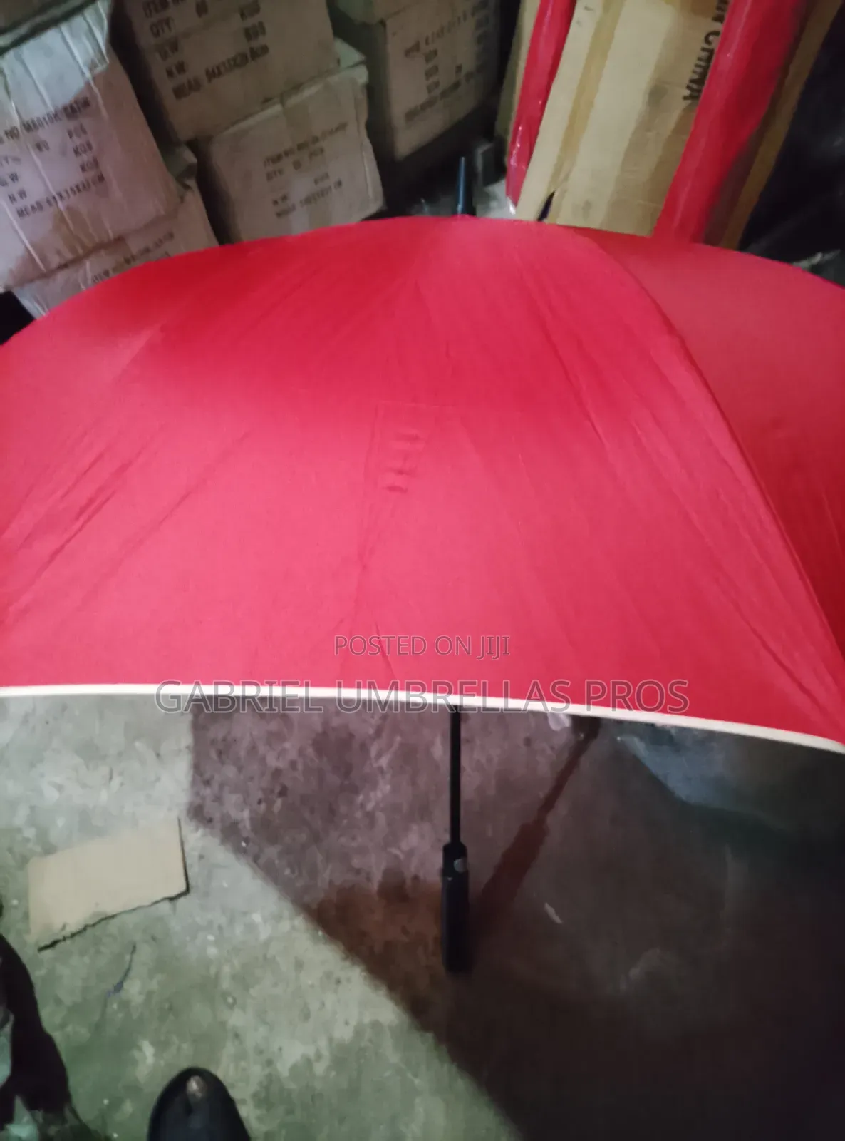 Red Foam Handle Umbrella
