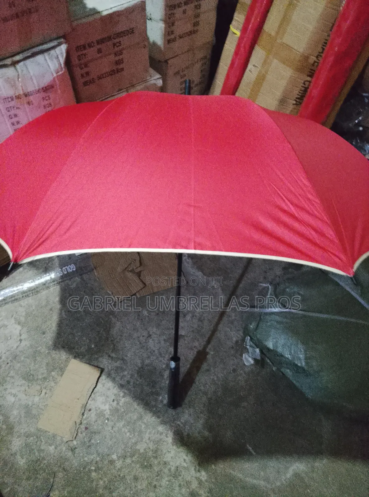 Red Foam Handle Umbrella