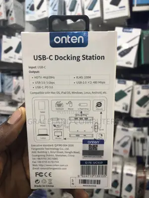 Onten Uc910 6-in-1 Usb-C Dock Station
