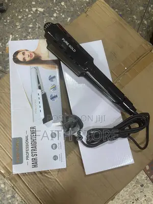 Pure Gold Professional (45w) Iron Ceramic Wet Dry Fast Heat Up Hair