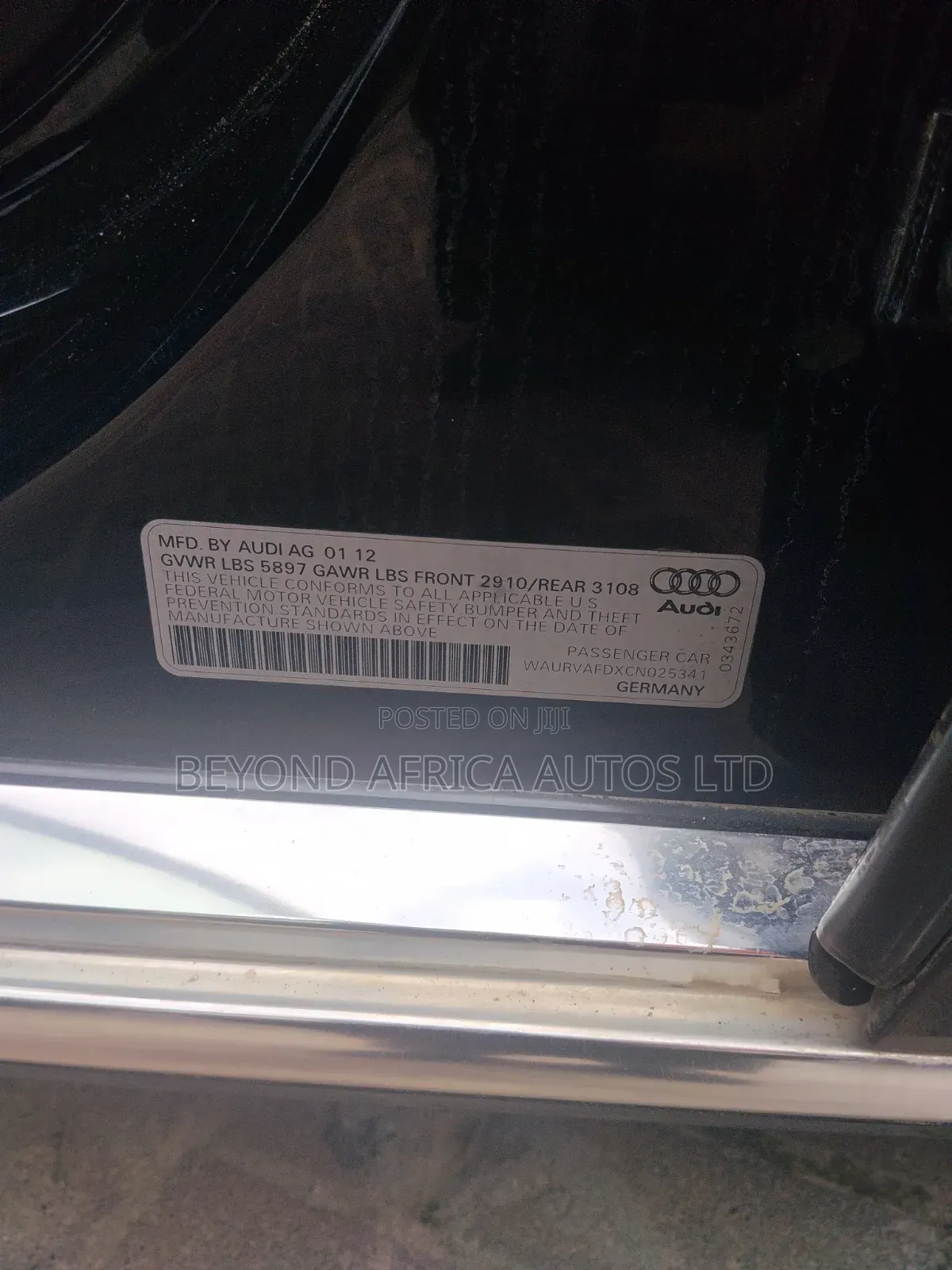 Audi A8 2012 Gray