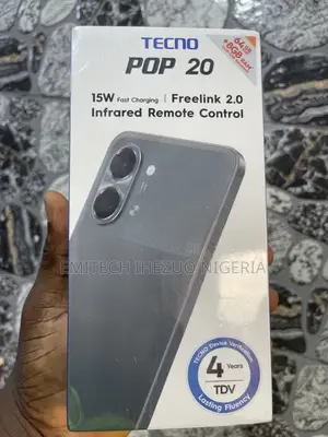 New Tecno Pop 20 64 GB Black