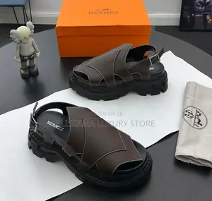 Hermes Chunky Sole Luxury Men Sandals–Confortable, Stylish Durable