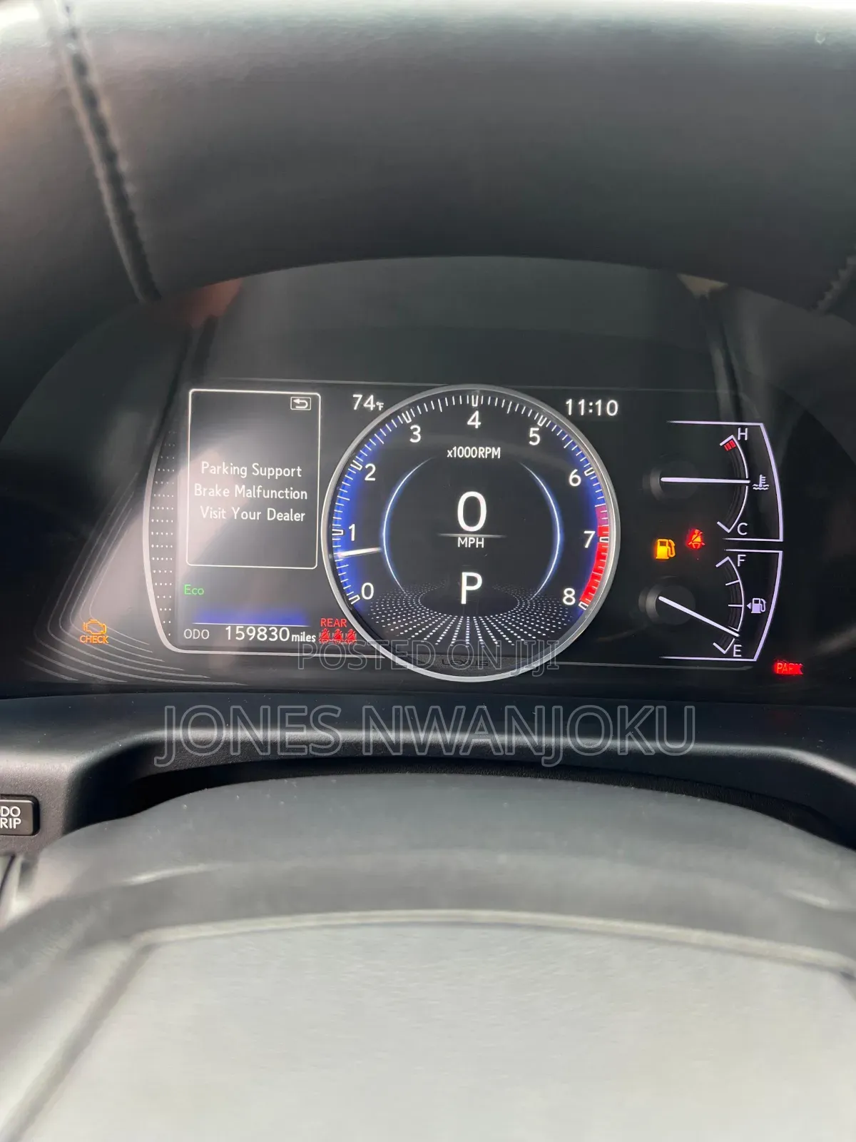 Lexus ES 2019 Red