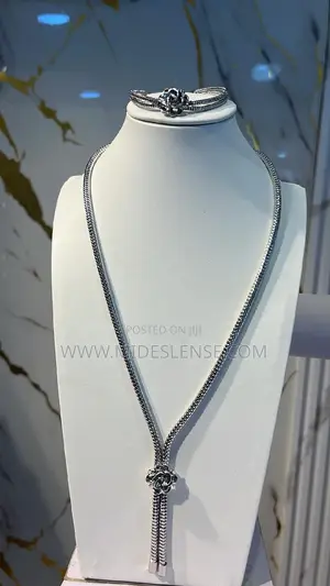 Sunbelle Original Necklace Set-Silver