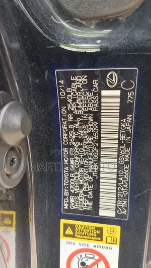 Lexus ES 2015 Black