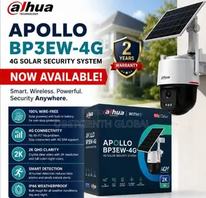 Dahua Apollo Bp3ew 4g Solar Wire-Free Outdoor Security Camera