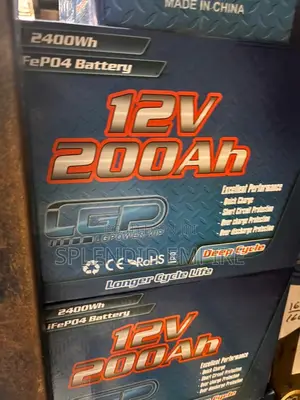 12v 200ah Gp Lithium Battery 2.4kwh