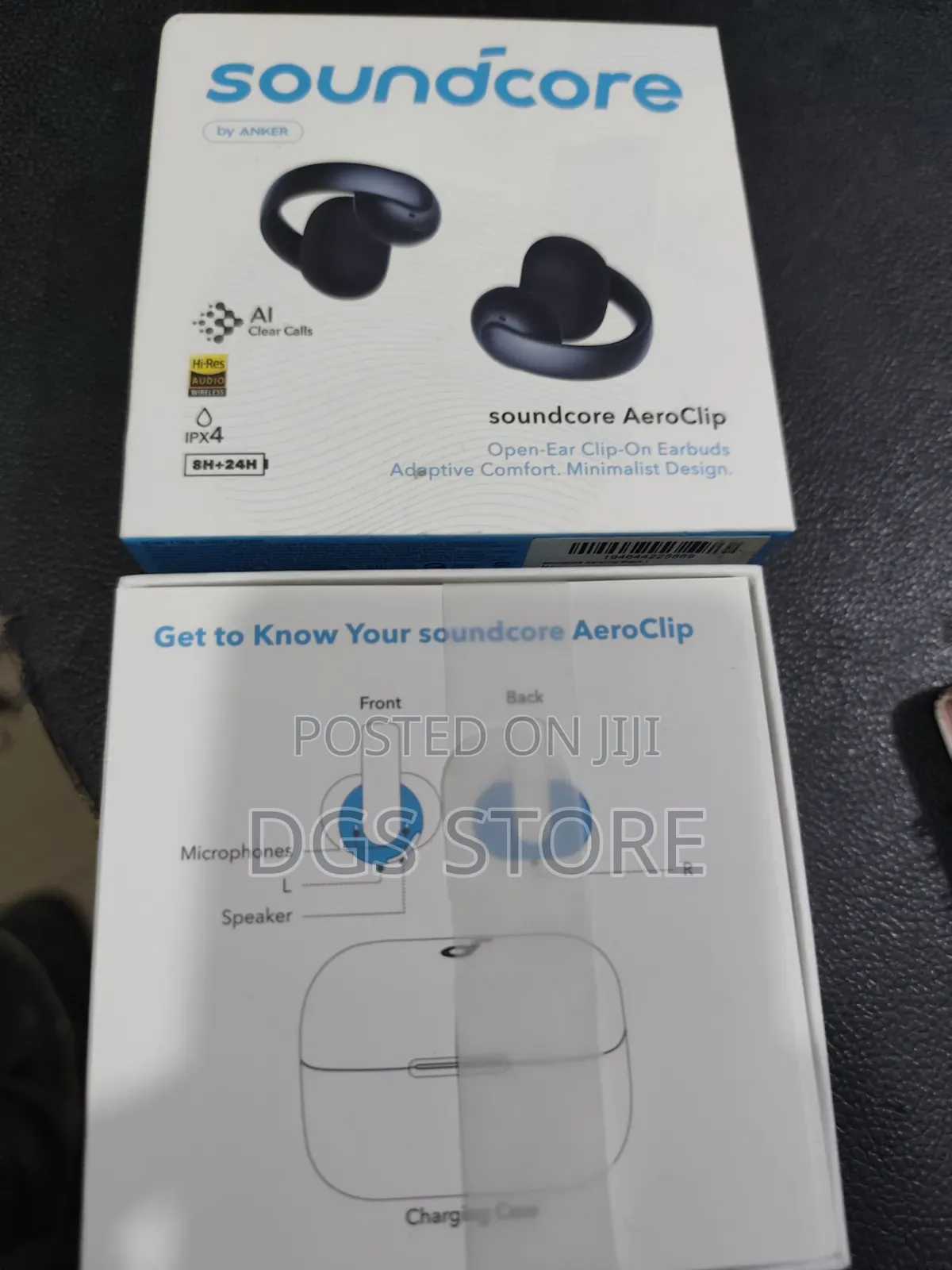 Open Box Anker Aeroclip Bluetooth Earbuds