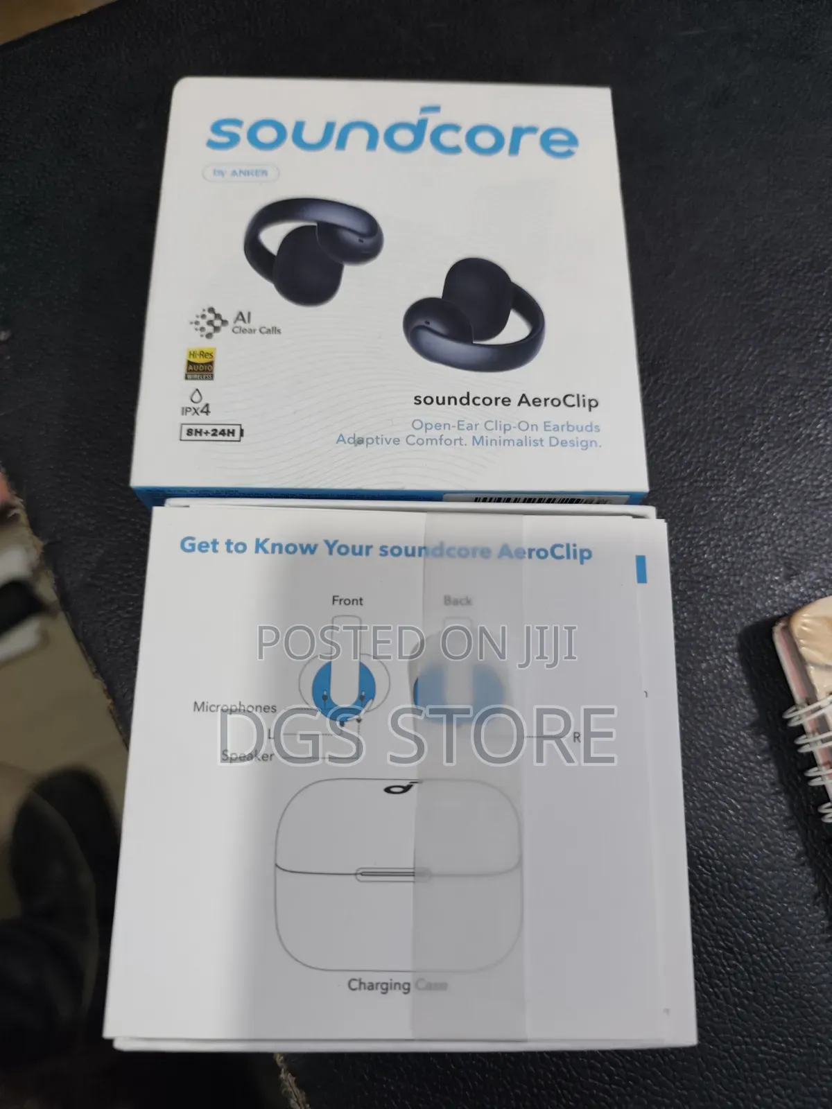 Open Box Anker Aeroclip Bluetooth Earbuds