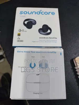 Open Box Anker Aeroclip Bluetooth Earbuds