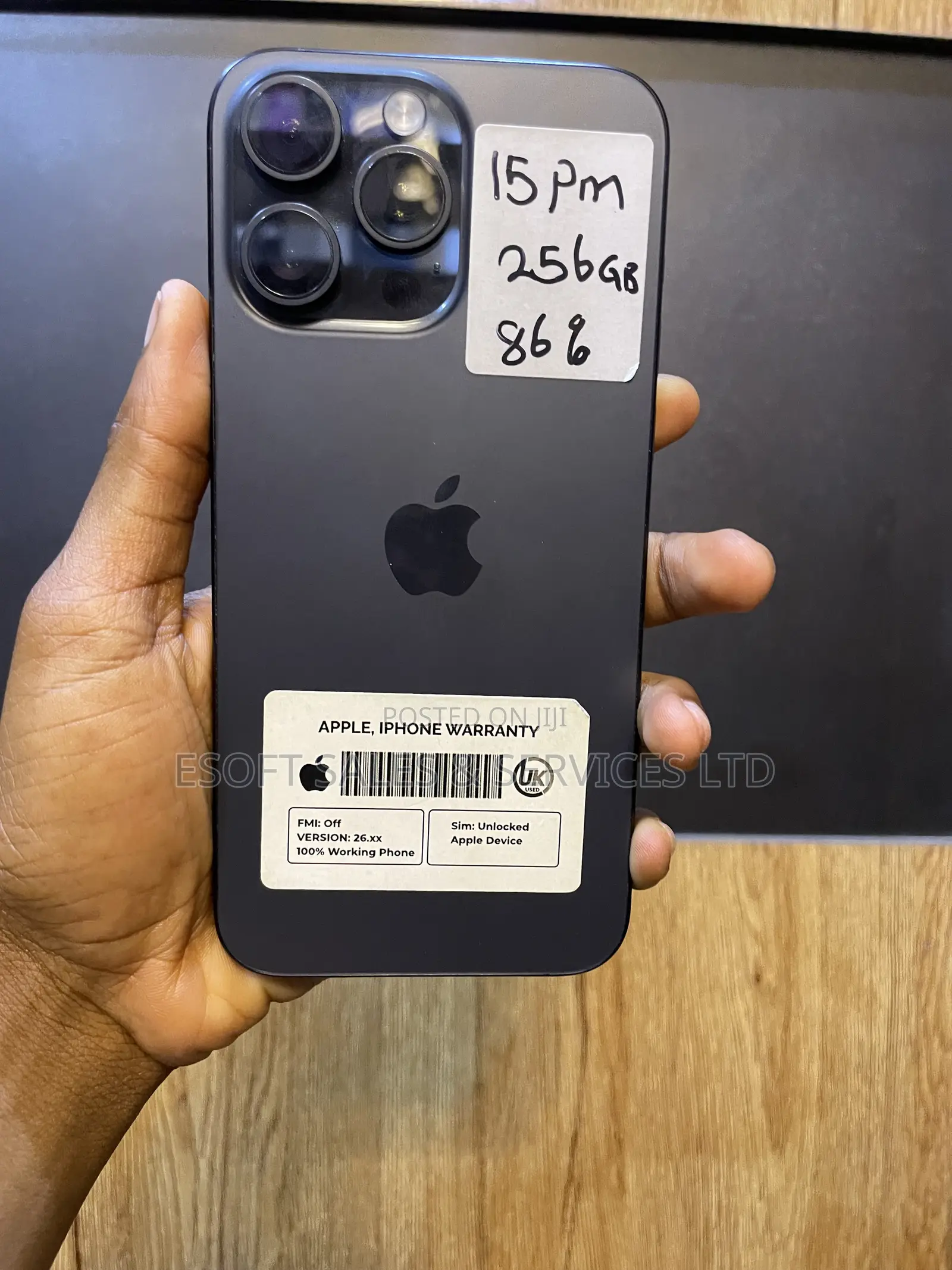 Apple iPhone 15 Pro Max 256 GB Black