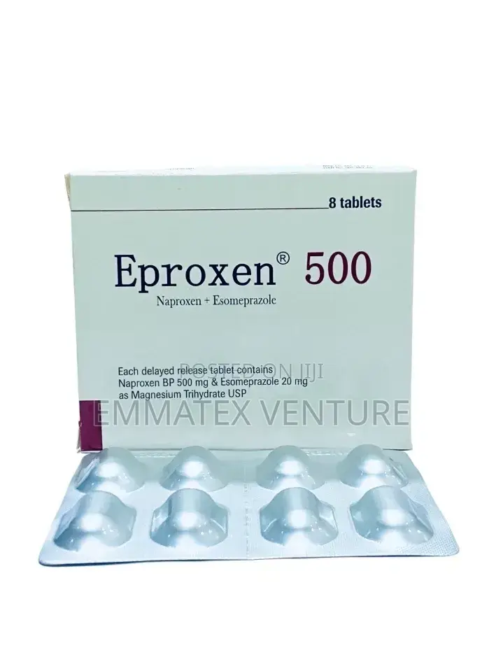 Eproxen 500mg Tablet
(Esomeprazole) X10