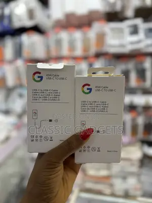 Google Pixel Fast Type-C to Type-C 45w Charging Cable