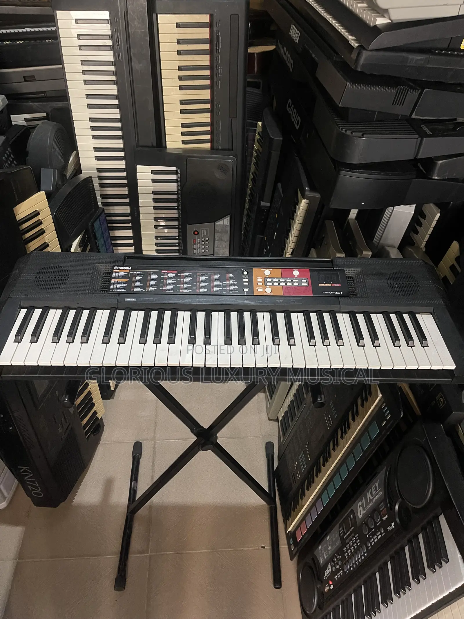 Direct Uk Used Keyboard Yamaha Psrf51