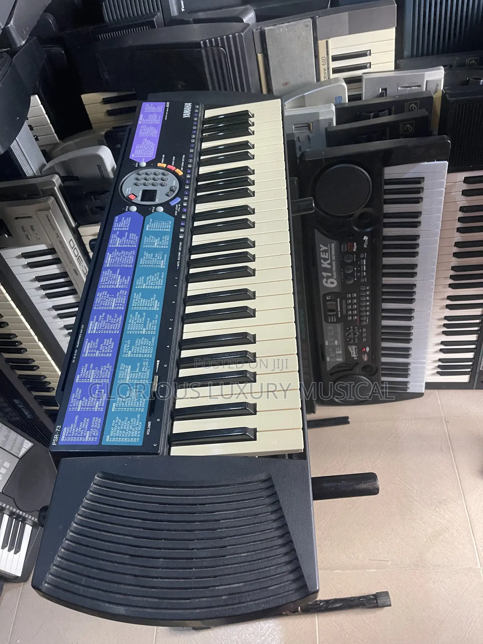 Direct Uk Used Keyboard Yamaha Psr73