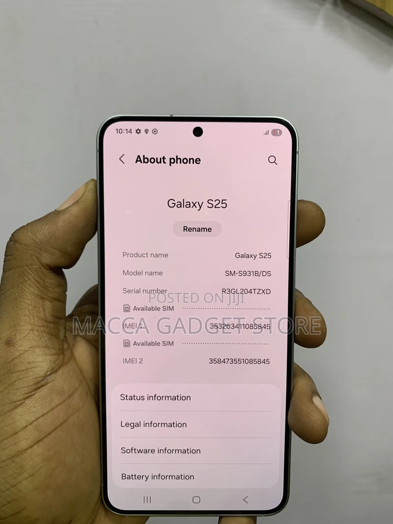 Samsung Galaxy S25 256 GB Silver