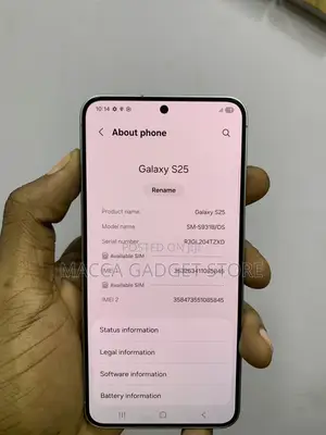 Samsung Galaxy S25 256 GB Silver