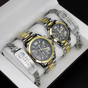 Eternal Love Forevermore Couple 4in1 Titanium Steel Fashion Gift