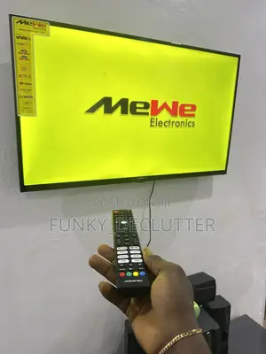 4months Used 43’’ Mewe Smart Tv With Receipt and Remote for Sale