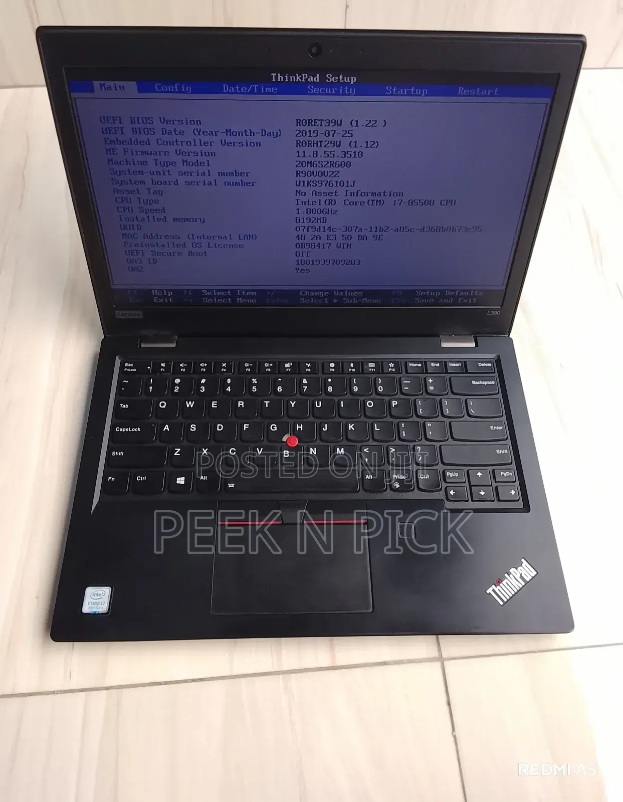 Laptop Lenovo ThinkPad L380 8GB Intel Core i7 SSD 256GB
