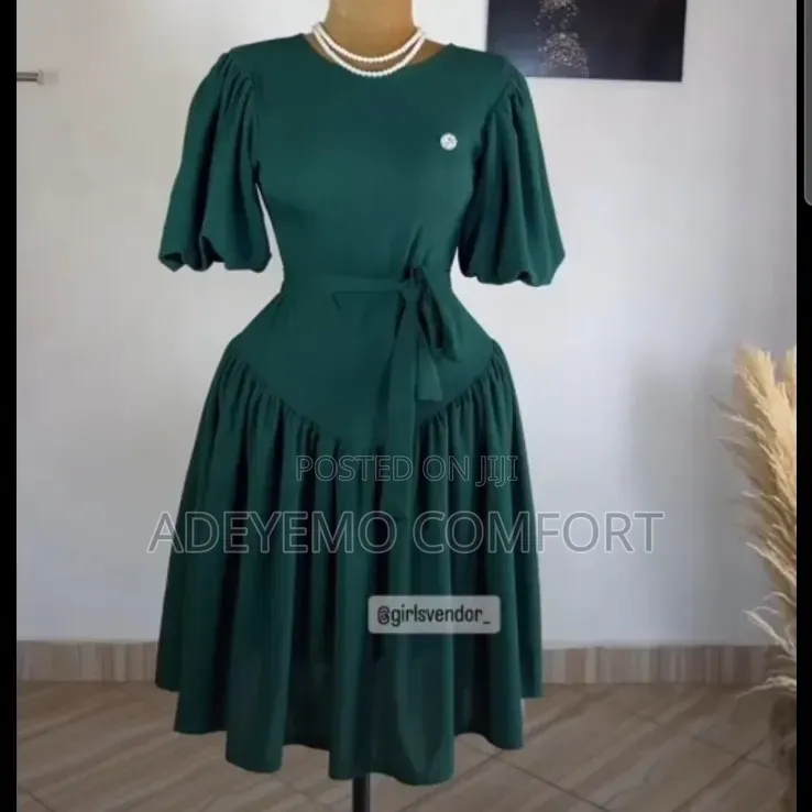 Green Flare Dress