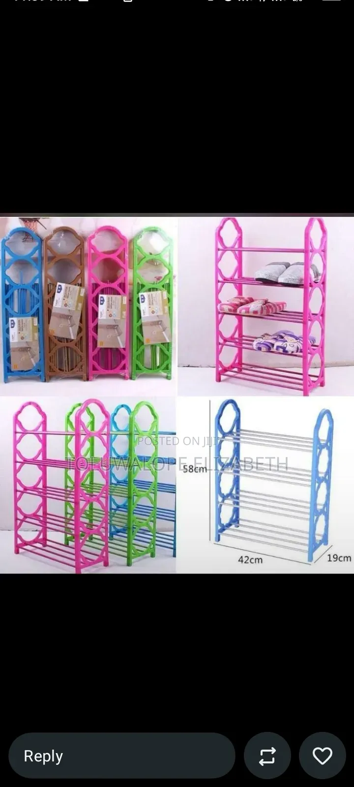 Plastic Shoe Rack
