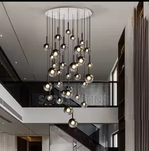 Nordic White Glass Ball Led Pendant Lights