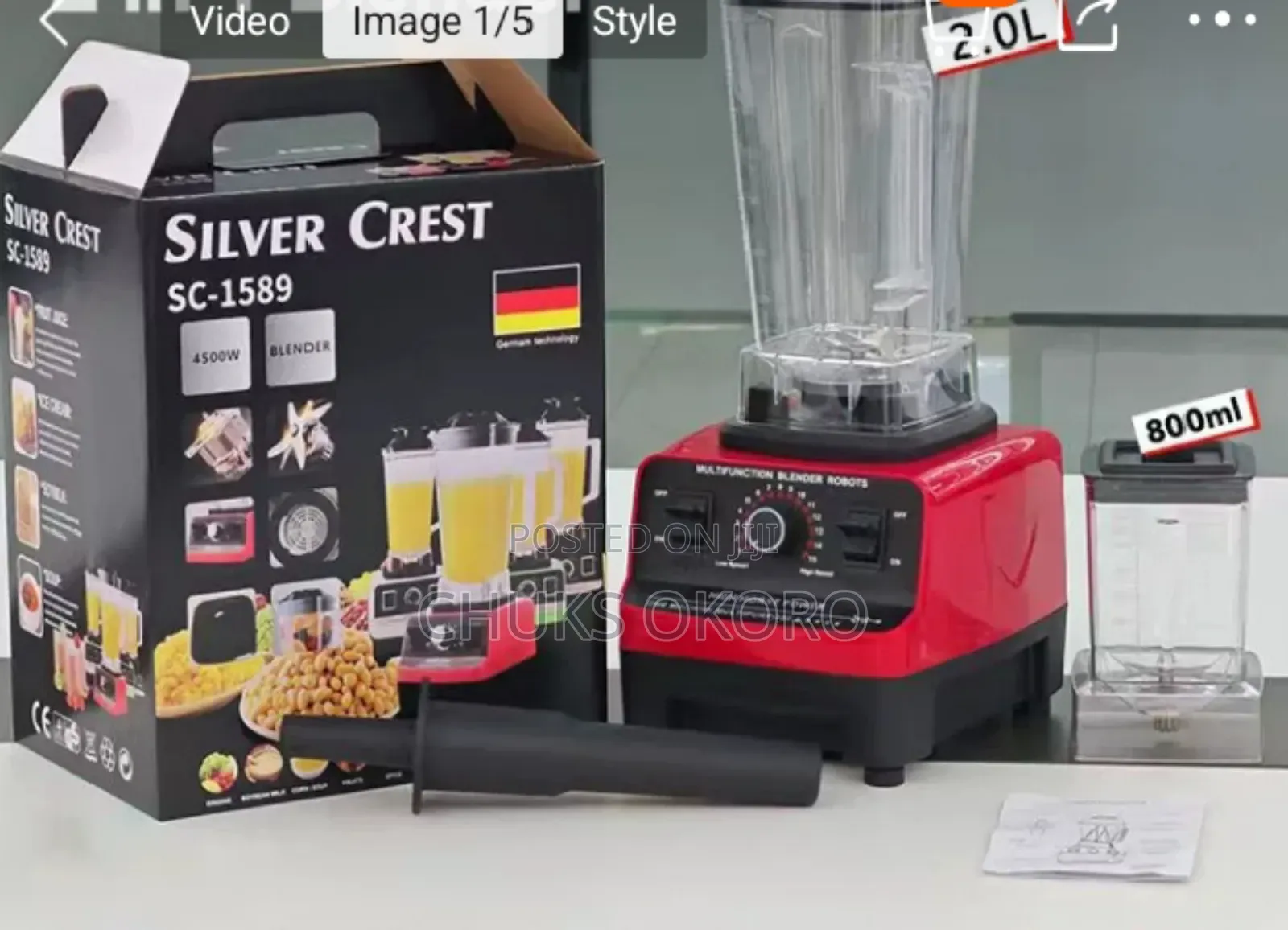 Silver Crest Blender