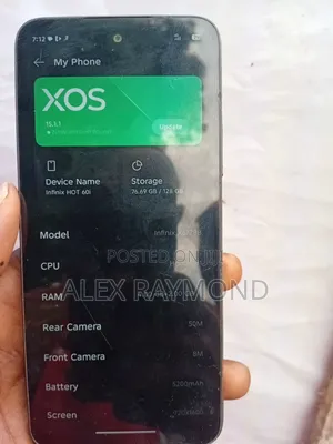 Infinix Hot 60i 128 GB Gray