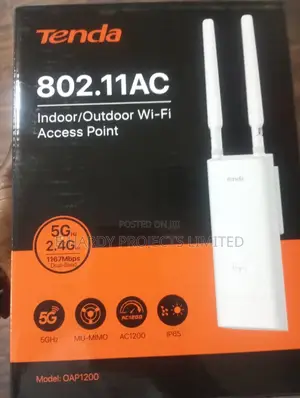 Tenda Oap1200 Gigabit Dual-Band 802.11ac Wave2 Access Point