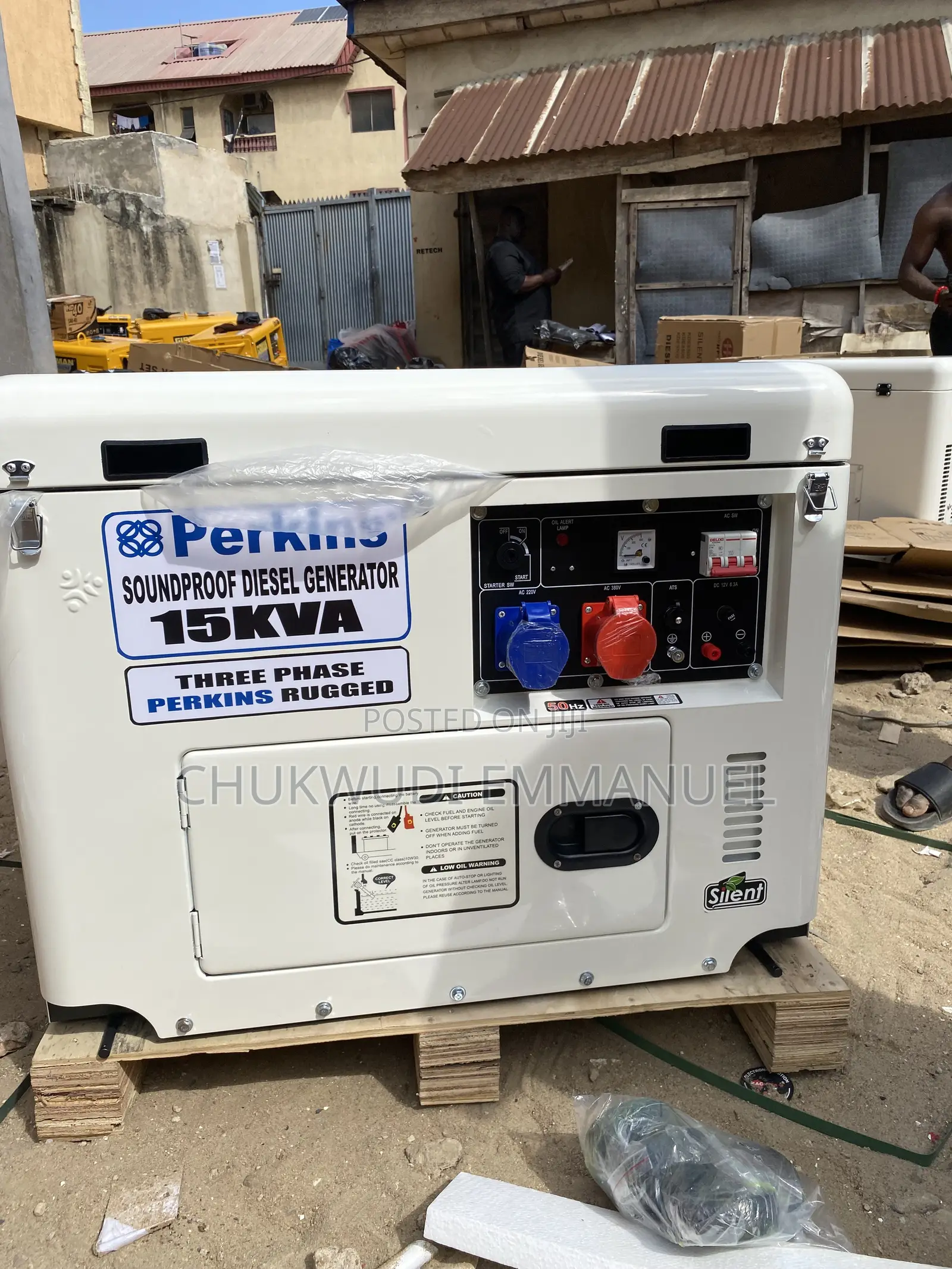 Industrial 15kva 3-Phase Perkins Silent Power Generator