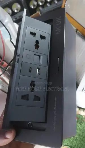 Table Pop-up Socket With Usb, Type-c Data Ports – Office Desk Power