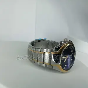 Lookworld B109g Men's Day-Date Stainless Steel Watch