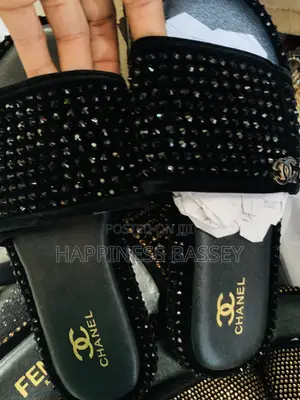Channel Designer Ladies' Slippers | Luxury Flat Slippers for Women