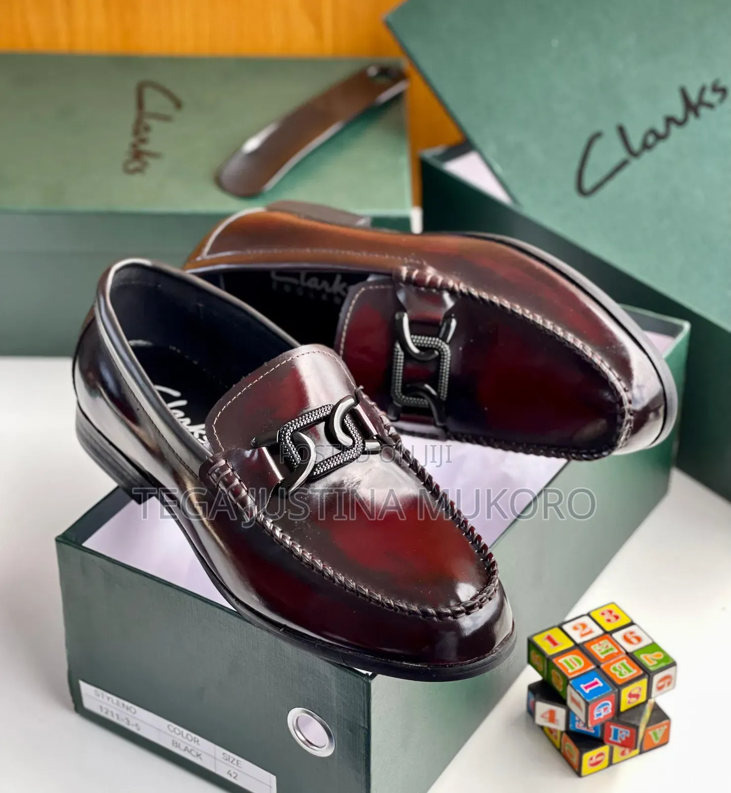 Various Colours Luxury Clarks Men's Chain Flat Shoes