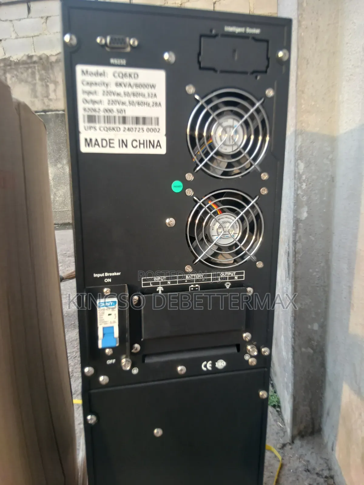 Ever Good 6kva Online Ups