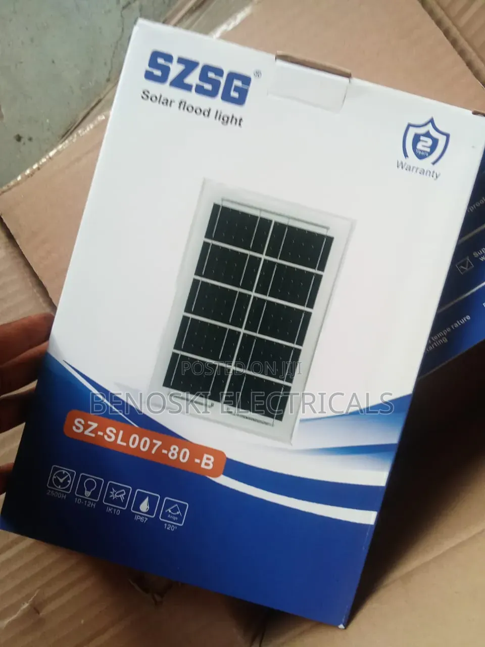 Obst Powerful 80w Solar Floodlight With Remote Control
