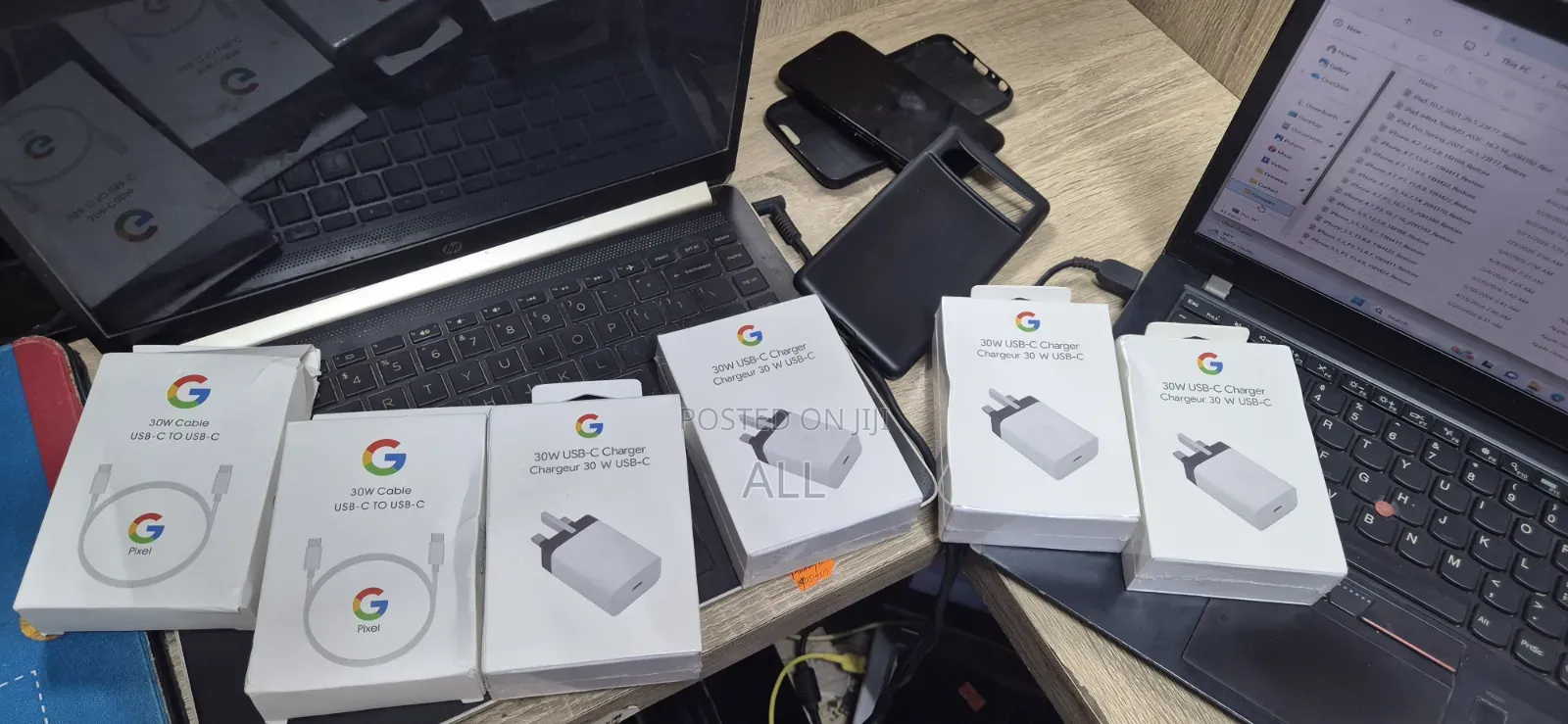 Pixel Chargers and Pouch Available
