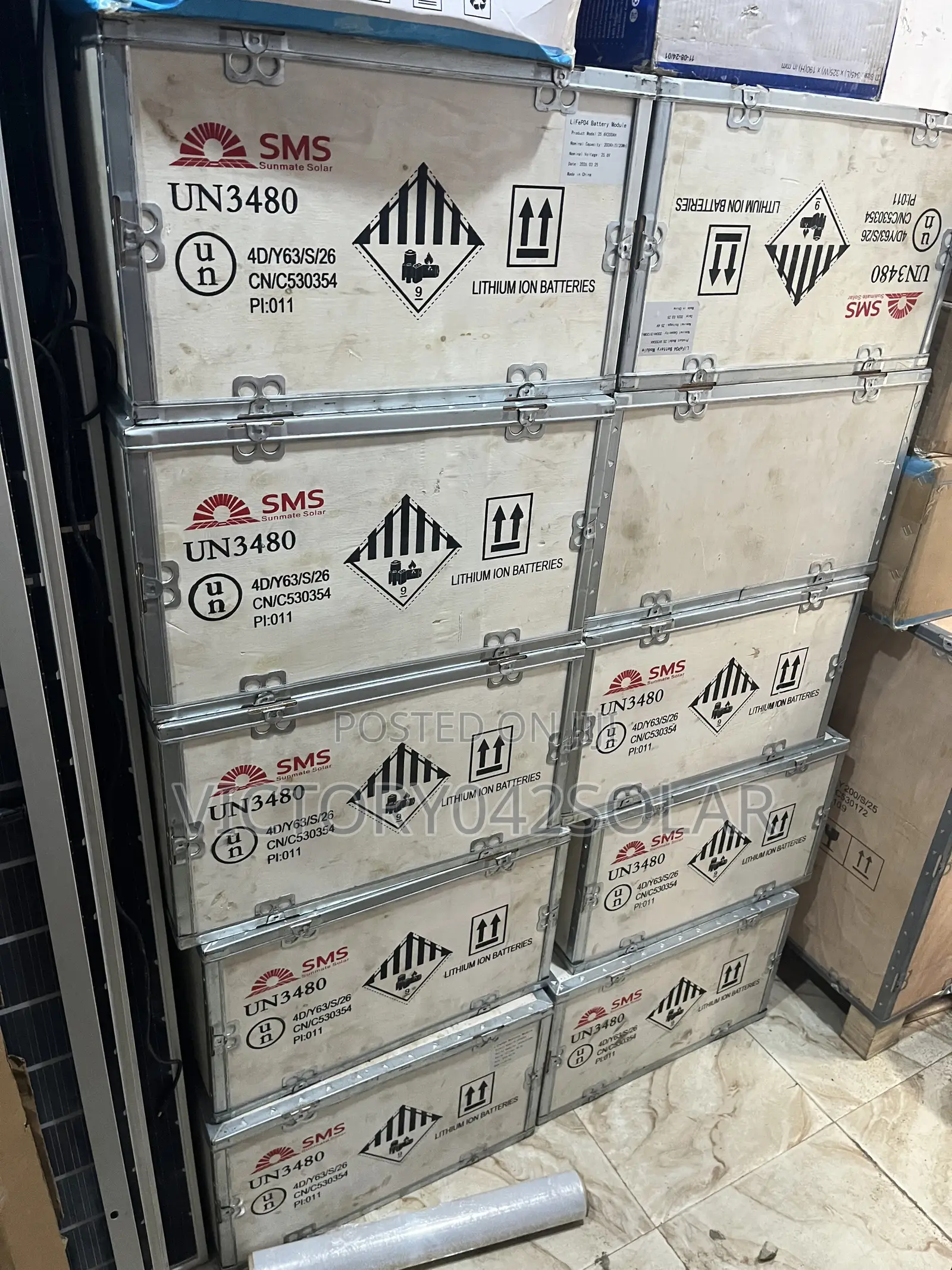 SMS 5kwh 24v Lithium Battery Available