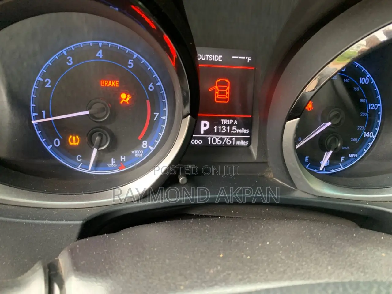 Toyota Corolla 2016 Gray
